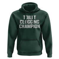 Toilet Clogging Champion Hoodie Funny Meme - Wonder Print Shop