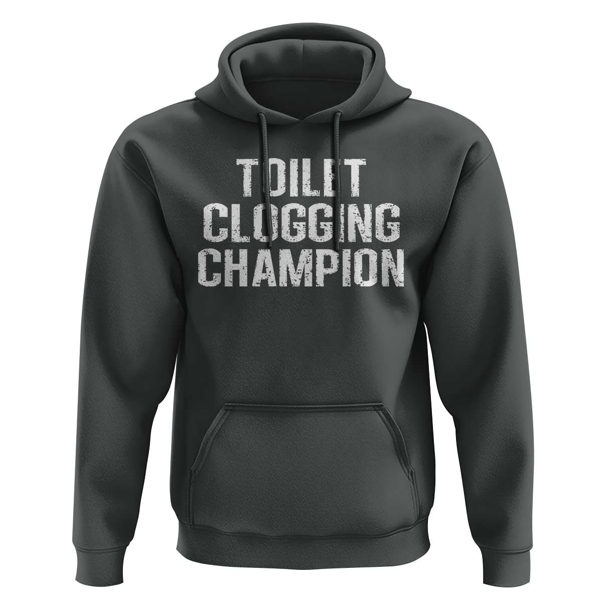 Toilet Clogging Champion Hoodie Funny Meme - Wonder Print Shop