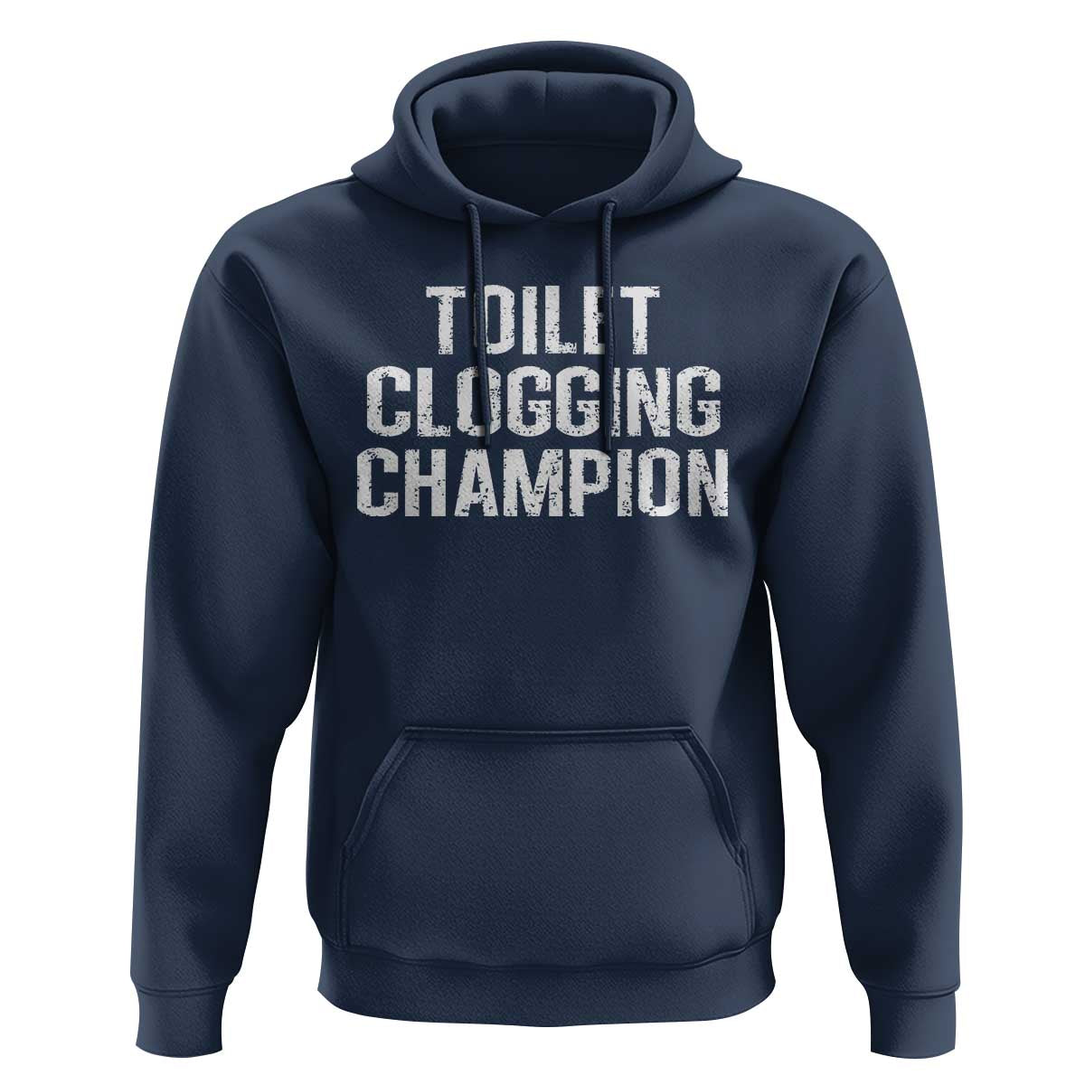 Toilet Clogging Champion Hoodie Funny Meme - Wonder Print Shop