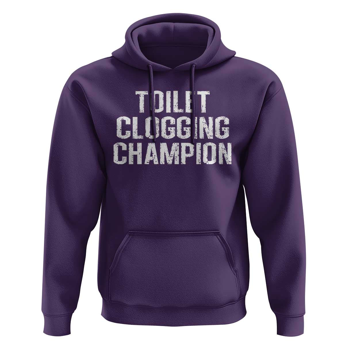 Toilet Clogging Champion Hoodie Funny Meme - Wonder Print Shop