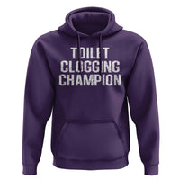 Toilet Clogging Champion Hoodie Funny Meme - Wonder Print Shop