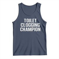 Toilet Clogging Champion Tank Top Funny Meme - Wonder Print Shop