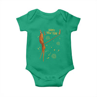 Funny Marcus The Worm New Year Baby Onesie Happy New Year NYE Party Firework - Wonder Print Shop