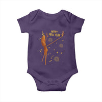 Funny Marcus The Worm New Year Baby Onesie Happy New Year NYE Party Firework - Wonder Print Shop
