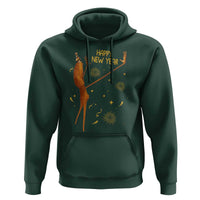 Funny Marcus The Worm New Year Hoodie Happy New Year NYE Party Firework - Wonder Print Shop