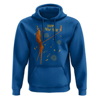 Funny Marcus The Worm New Year Hoodie Happy New Year NYE Party Firework - Wonder Print Shop