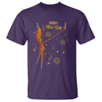 Funny Marcus The Worm New Year T Shirt Happy New Year NYE Party Firework - Wonder Print Shop