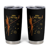 Funny Marcus The Worm New Year Tumbler Cup Happy New Year NYE Party Firework - Wonder Print Shop