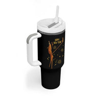 Funny Marcus The Worm New Year Tumbler With Handle Happy New Year NYE Party Firework - Wonder Print Shop