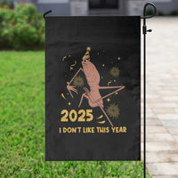 Funny Marcus The Worm New Year Garden Flag 2025 I Dont Like This Year Fireworks NYE Party - Wonder Print Shop
