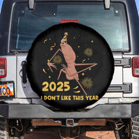 Funny Marcus The Worm New Year Spare Tire Cover 2025 I Dont Like This Year Fireworks NYE Party - Wonder Print Shop