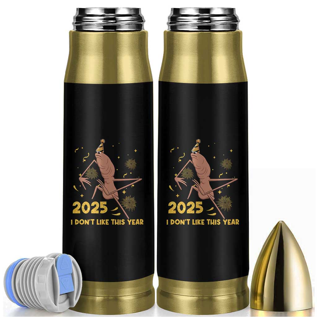 Funny Marcus The Worm New Year Bullet Tumbler 2025 I Dont Like This Year Fireworks NYE Party - Wonder Print Shop