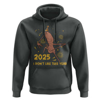 Funny Marcus The Worm New Year Hoodie 2025 I Dont Like This Year Fireworks NYE Party - Wonder Print Shop