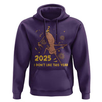 Funny Marcus The Worm New Year Hoodie 2025 I Dont Like This Year Fireworks NYE Party - Wonder Print Shop