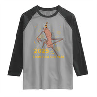 Funny Marcus The Worm New Year Raglan Shirt 2025 I Dont Like This Year Fireworks NYE Party - Wonder Print Shop
