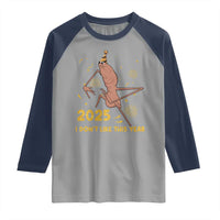 Funny Marcus The Worm New Year Raglan Shirt 2025 I Dont Like This Year Fireworks NYE Party - Wonder Print Shop