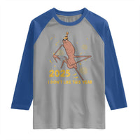 Funny Marcus The Worm New Year Raglan Shirt 2025 I Dont Like This Year Fireworks NYE Party - Wonder Print Shop