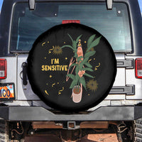 Funny Marcus The Worm New Year Spare Tire Cover I Am Sensitive NYE Party Firework - Wonder Print Shop