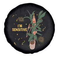 Funny Marcus The Worm New Year Spare Tire Cover I Am Sensitive NYE Party Firework - Wonder Print Shop