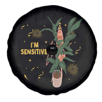 Funny Marcus The Worm New Year Spare Tire Cover I Am Sensitive NYE Party Firework - Wonder Print Shop