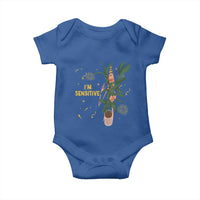 Funny Marcus The Worm New Year Baby Onesie I Am Sensitive NYE Party Firework - Wonder Print Shop