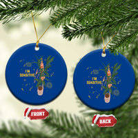 Funny Marcus The Worm New Year Ceramic Ornament I Am Sensitive NYE Party Firework - Wonder Print Shop