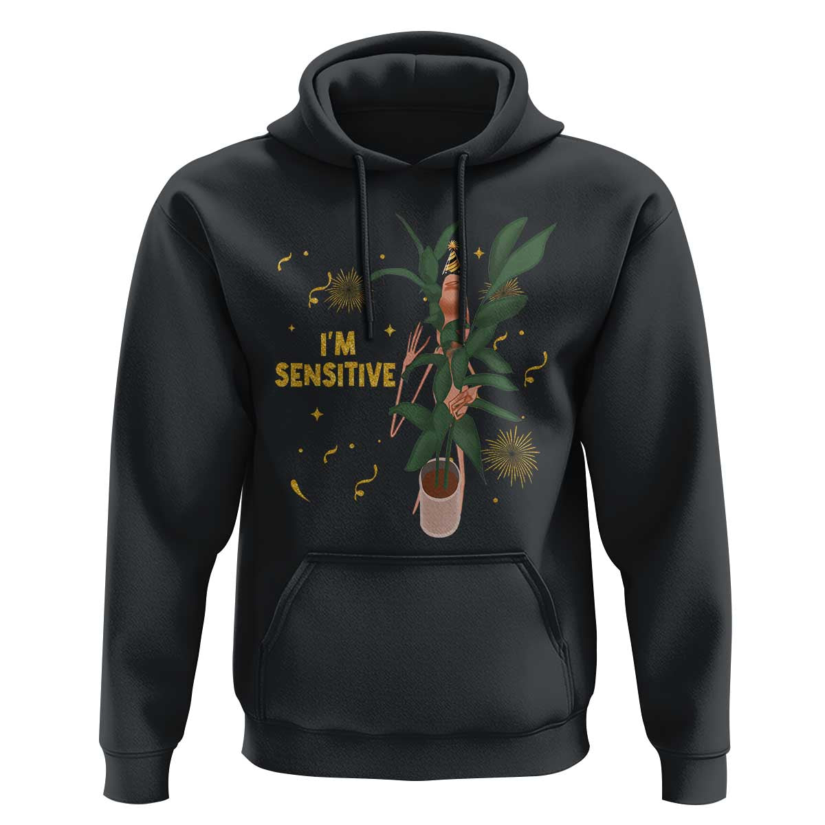 Funny Marcus The Worm New Year Hoodie I Am Sensitive NYE Party Firework - Wonder Print Shop
