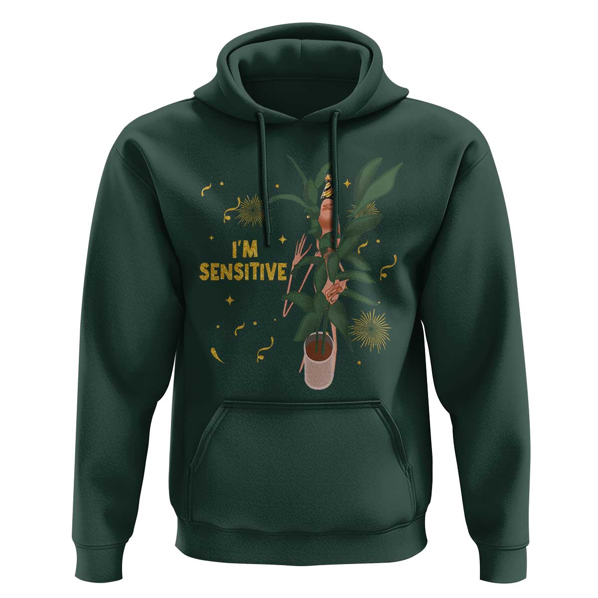 Funny Marcus The Worm New Year Hoodie I Am Sensitive NYE Party Firework - Wonder Print Shop