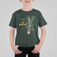 Funny Marcus The Worm New Year T Shirt For Kid I Am Sensitive NYE Party Firework - Wonder Print Shop