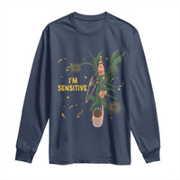 Funny Marcus The Worm New Year Long Sleeve Shirt I Am Sensitive NYE Party Firework - Wonder Print Shop