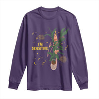 Funny Marcus The Worm New Year Long Sleeve Shirt I Am Sensitive NYE Party Firework - Wonder Print Shop