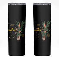 Funny Marcus The Worm New Year Skinny Tumbler I Am Sensitive NYE Party Firework - Wonder Print Shop