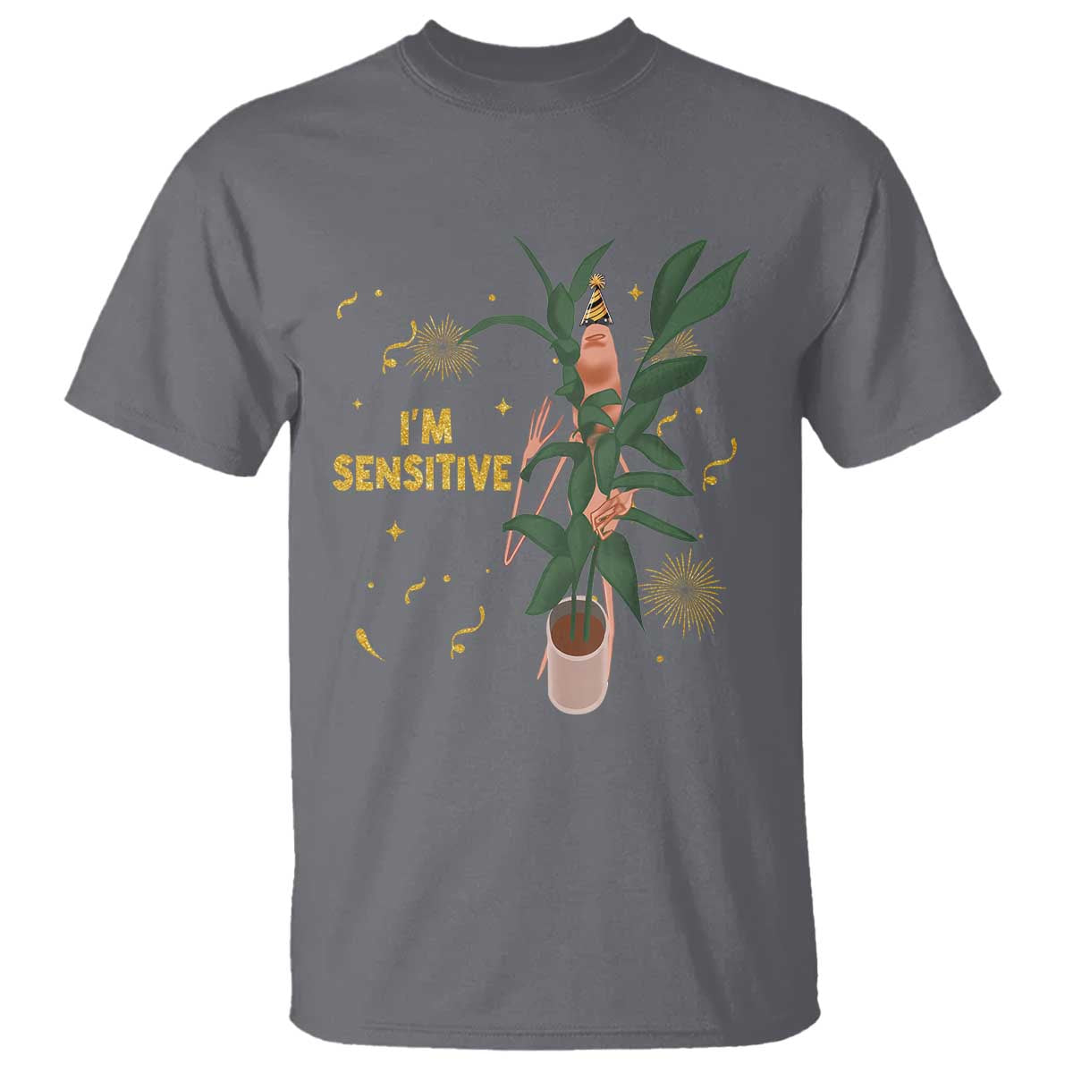 Funny Marcus The Worm New Year T Shirt I Am Sensitive NYE Party Firework - Wonder Print Shop