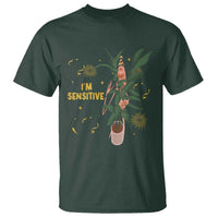 Funny Marcus The Worm New Year T Shirt I Am Sensitive NYE Party Firework - Wonder Print Shop