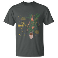 Funny Marcus The Worm New Year T Shirt I Am Sensitive NYE Party Firework - Wonder Print Shop