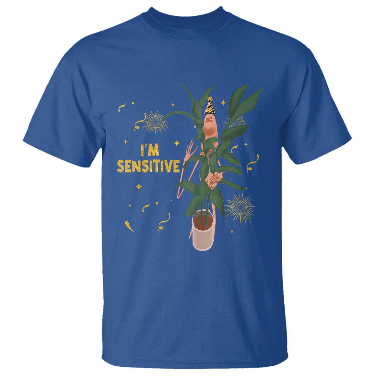 Funny Marcus The Worm New Year T Shirt I Am Sensitive NYE Party Firework - Wonder Print Shop