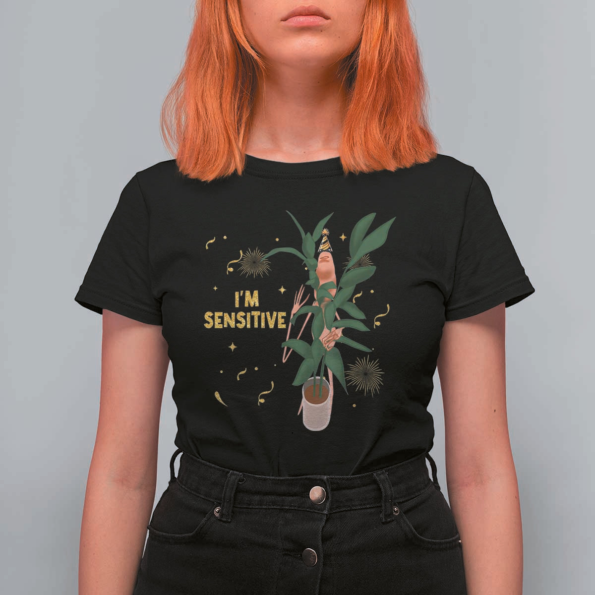 Funny Marcus The Worm New Year T Shirt For Women I Am Sensitive NYE Party Firework - Wonder Print Shop