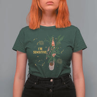 Funny Marcus The Worm New Year T Shirt For Women I Am Sensitive NYE Party Firework - Wonder Print Shop
