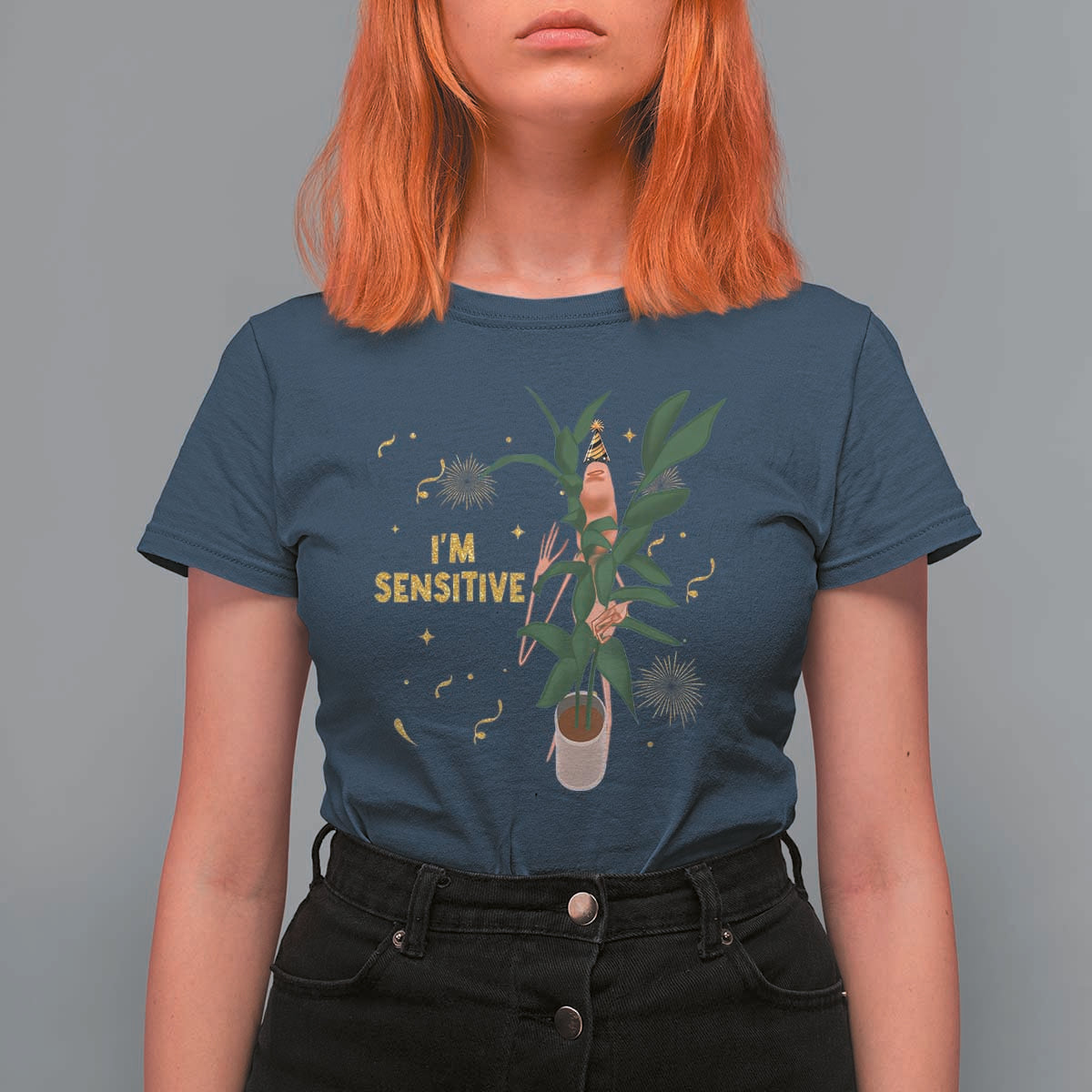Funny Marcus The Worm New Year T Shirt For Women I Am Sensitive NYE Party Firework - Wonder Print Shop
