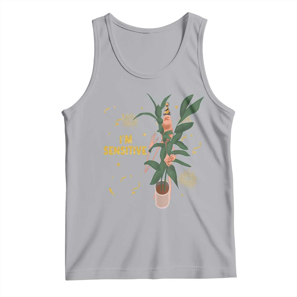 Funny Marcus The Worm New Year Tank Top I Am Sensitive NYE Party Firework - Wonder Print Shop