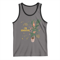 Funny Marcus The Worm New Year Tank Top I Am Sensitive NYE Party Firework - Wonder Print Shop