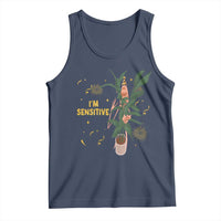 Funny Marcus The Worm New Year Tank Top I Am Sensitive NYE Party Firework - Wonder Print Shop