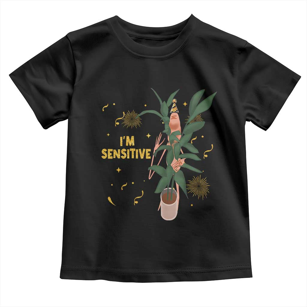 Funny Marcus The Worm New Year Toddler T Shirt I Am Sensitive NYE Party Firework - Wonder Print Shop