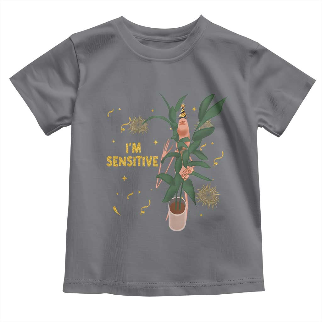 Funny Marcus The Worm New Year Toddler T Shirt I Am Sensitive NYE Party Firework - Wonder Print Shop