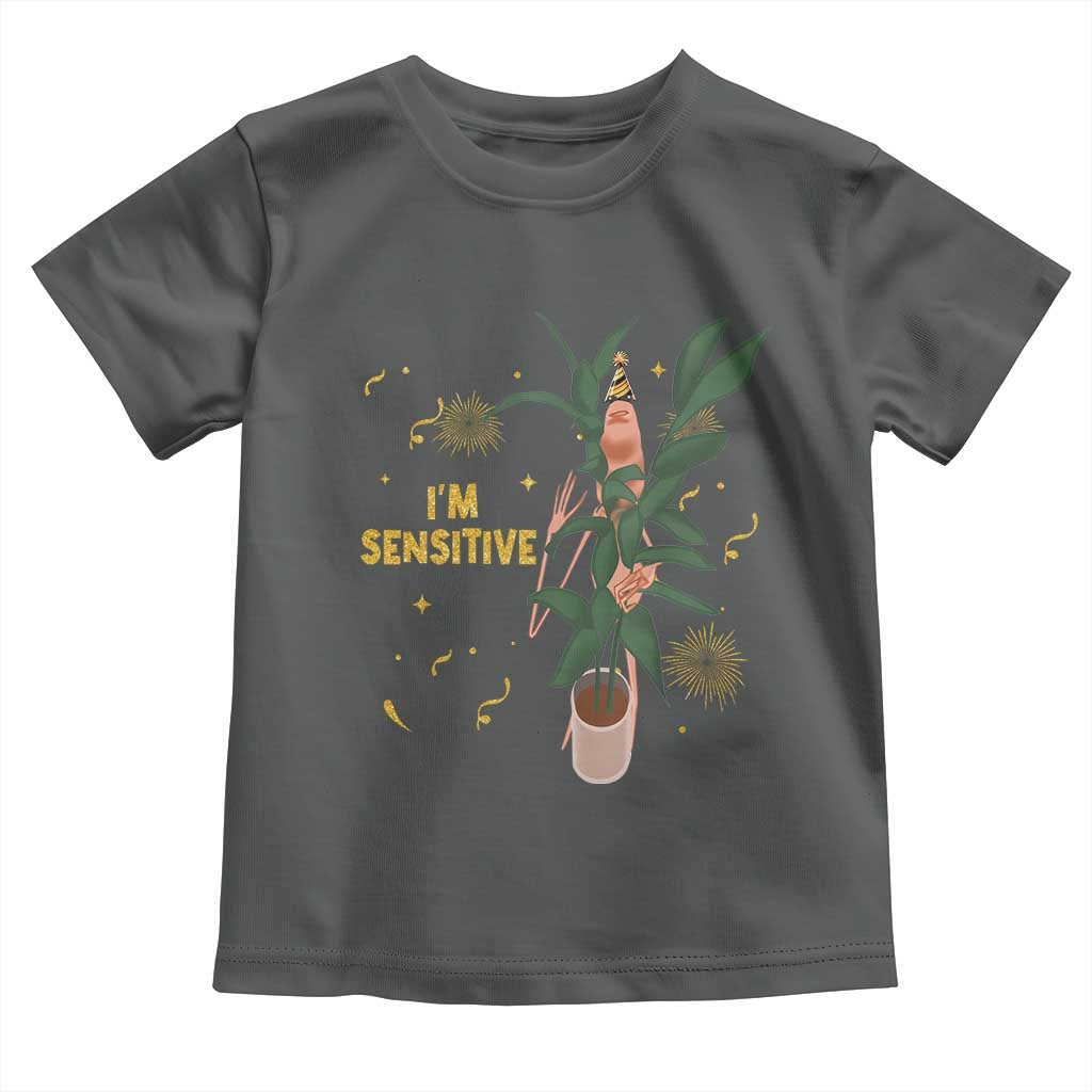 Funny Marcus The Worm New Year Toddler T Shirt I Am Sensitive NYE Party Firework - Wonder Print Shop