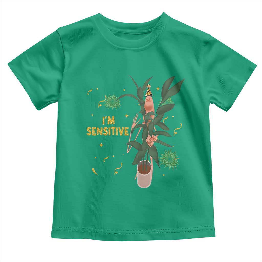 Funny Marcus The Worm New Year Toddler T Shirt I Am Sensitive NYE Party Firework - Wonder Print Shop