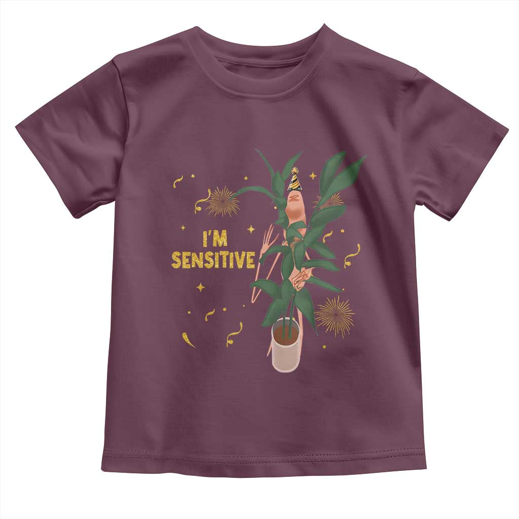 Funny Marcus The Worm New Year Toddler T Shirt I Am Sensitive NYE Party Firework - Wonder Print Shop