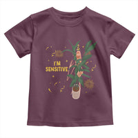 Funny Marcus The Worm New Year Toddler T Shirt I Am Sensitive NYE Party Firework - Wonder Print Shop