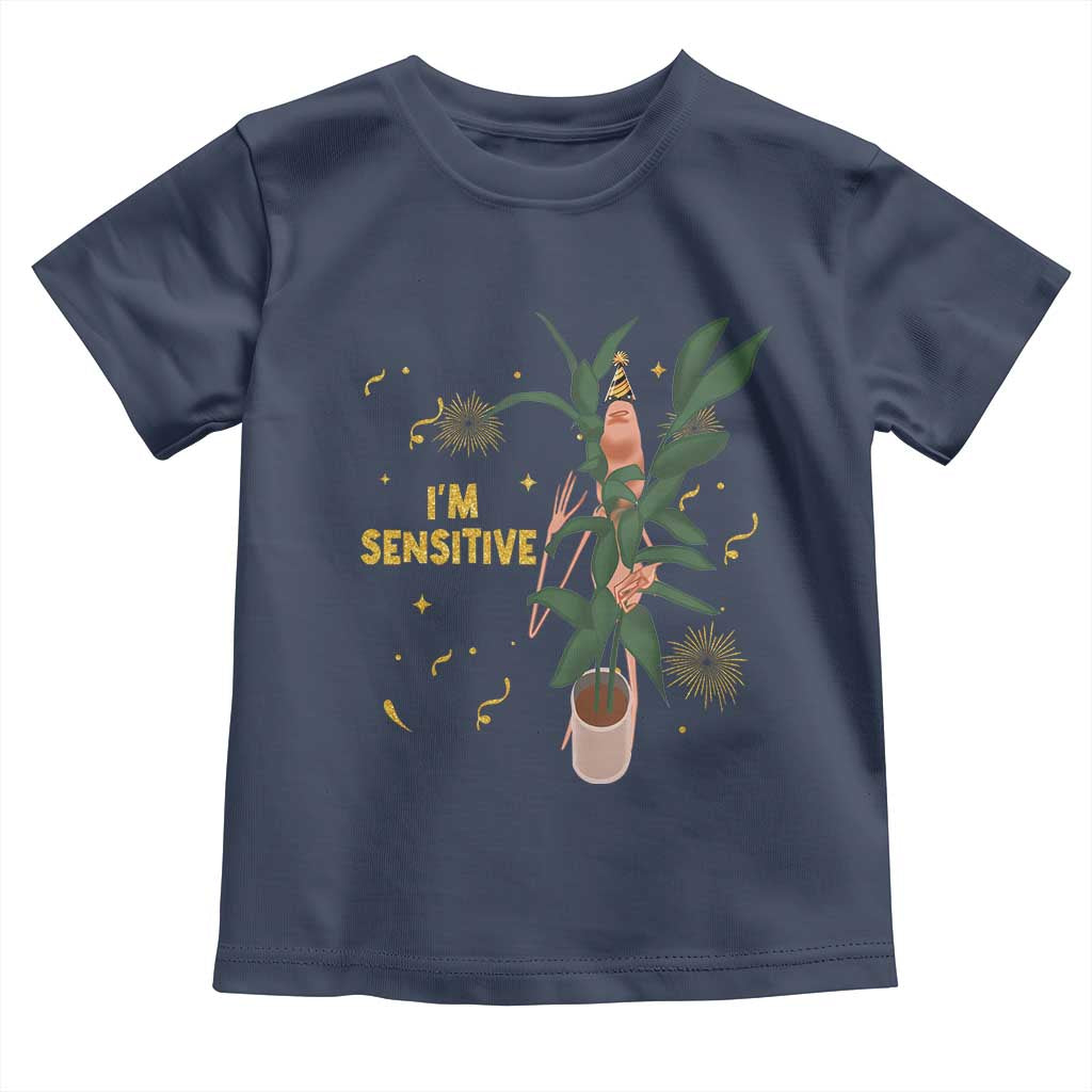 Funny Marcus The Worm New Year Toddler T Shirt I Am Sensitive NYE Party Firework - Wonder Print Shop