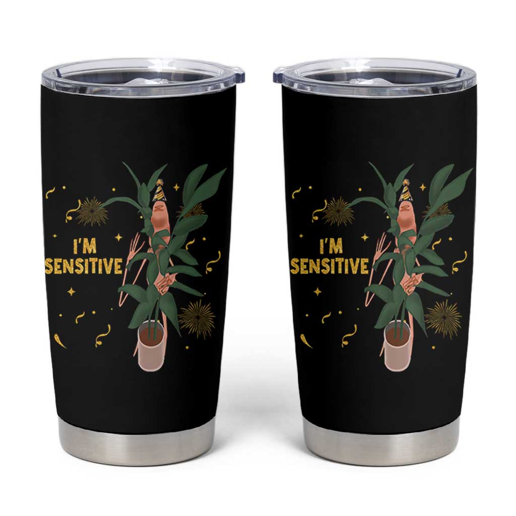 Funny Marcus The Worm New Year Tumbler Cup I Am Sensitive NYE Party Firework - Wonder Print Shop